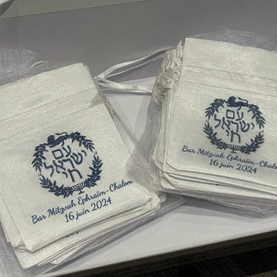 Pochon pour dragées / pochon bessamim