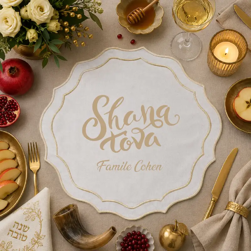 Couvre pain Shana Tova Sail
